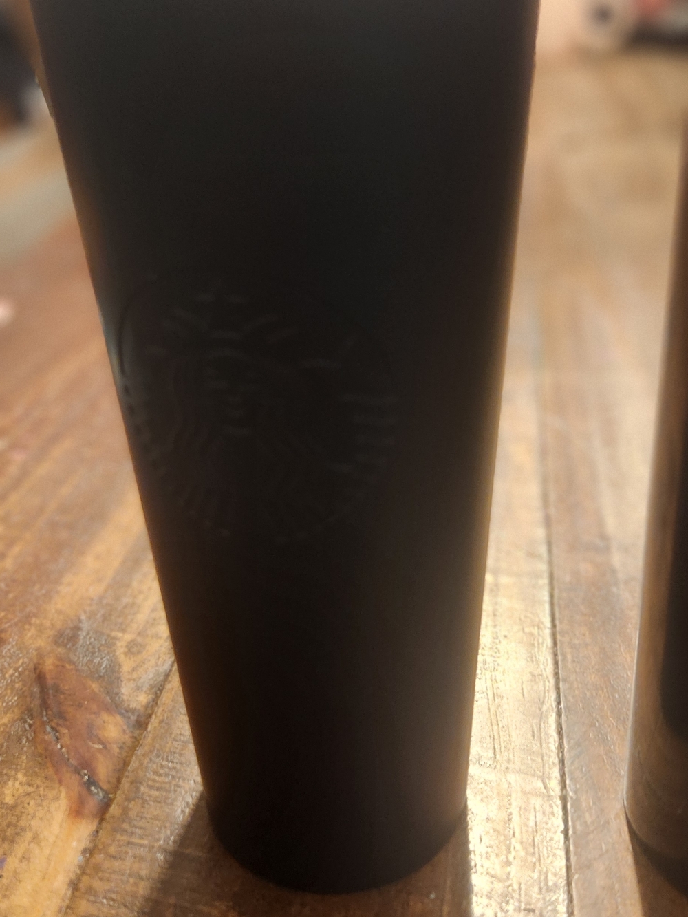 New Matte Black Starbucks Tumbler